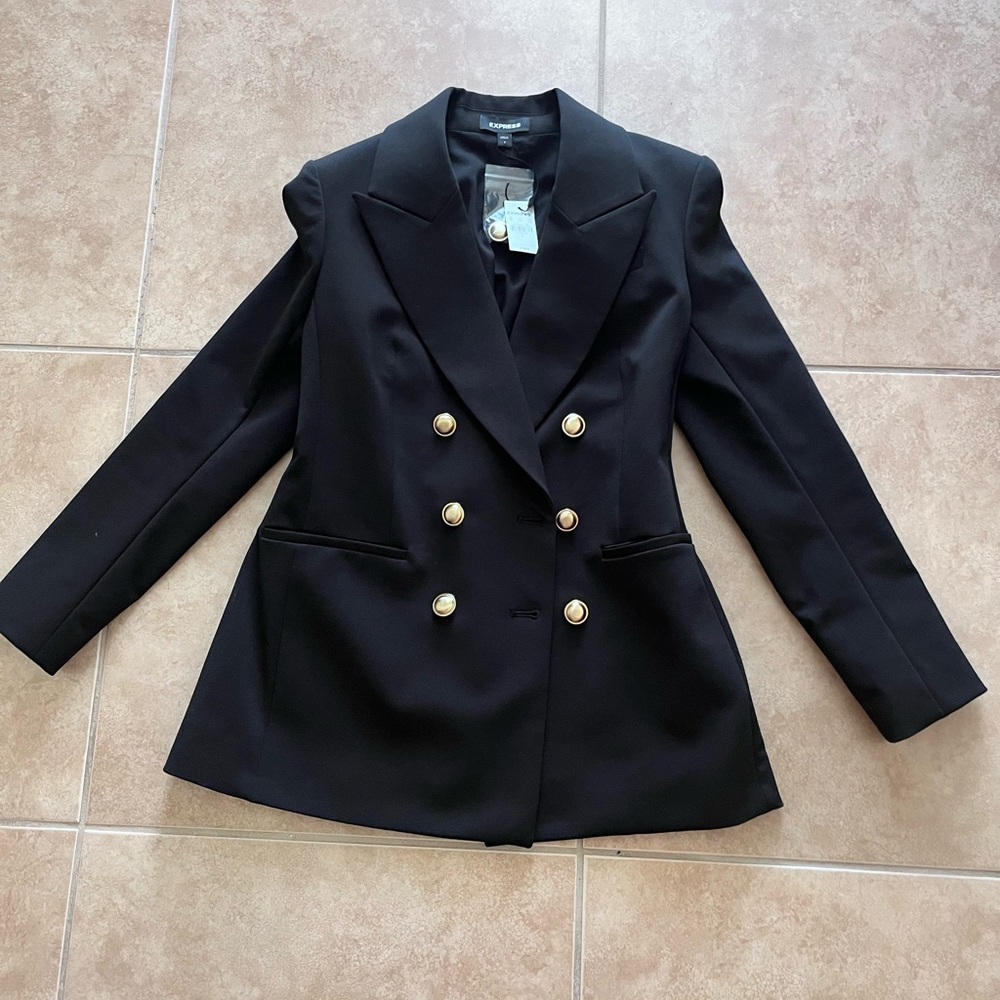 Express Brand New With Tags Double Breasted Blazer - Picture 1 of 8